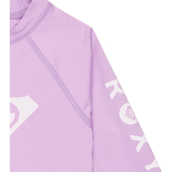 2026 Roxy Junior Whole Hearted Kurzarm-Lycra-Trägerhemd ERGWR03491 - Crocus Petal